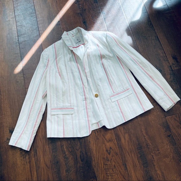 TU plus size linen blend blazer, plus size 18 - Picture 3 of 12